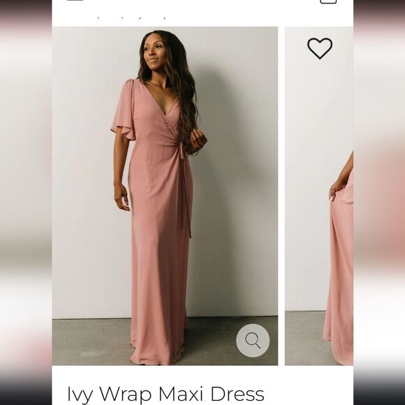 Baltic Born Dresses & Skirts - Baltic Born Ivy wrap dress in blush size medium